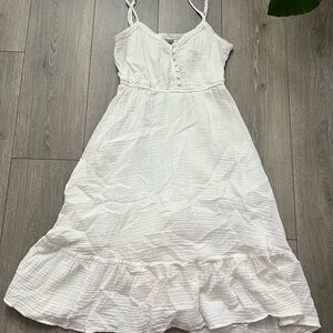 Aerie White Midi Dress